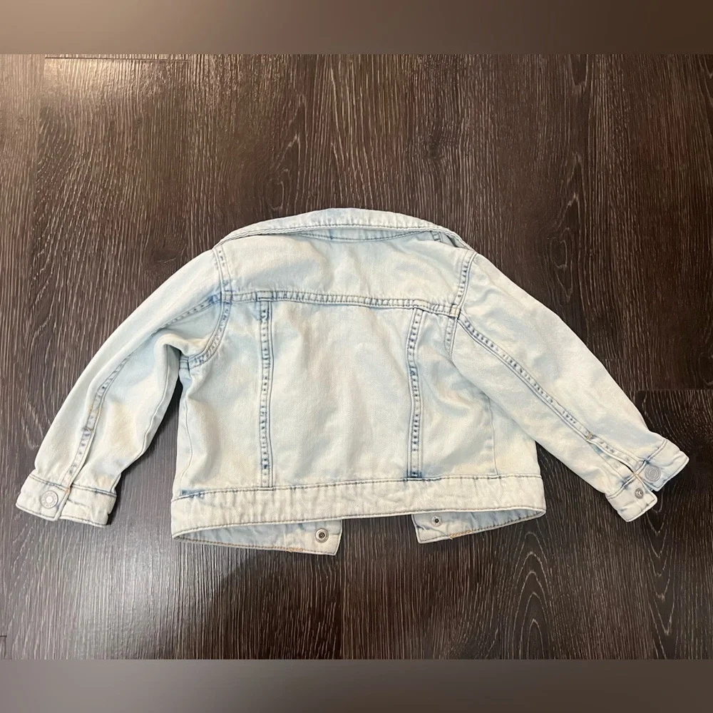 H&M Acid Wash Blue Denim Jacket
